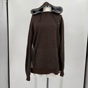 VISSLA Dark Brown Hooded Men's Sweater Size XL